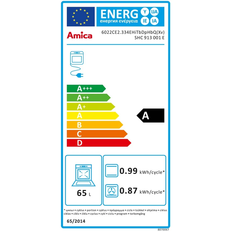 Amica Elektroherd FineDesign, 60 cm, MF9 SHC 913 001 E