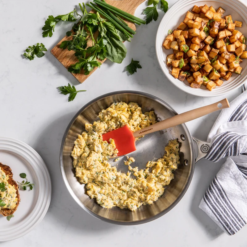 Le Creuset Bratpfanne „Stainless Steel Signature“