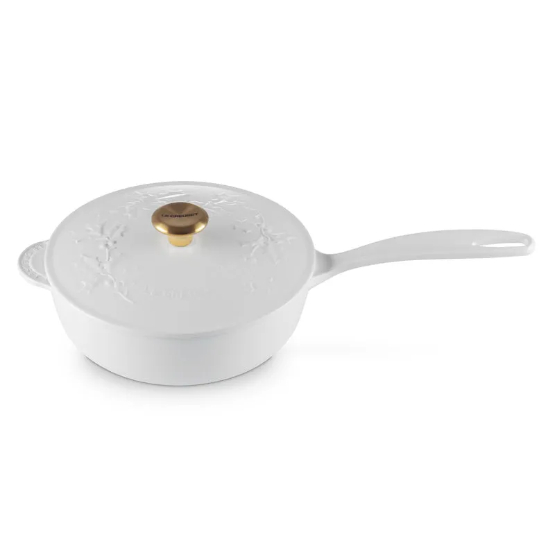Le Creuset Stielkasserolle „Holly Cotton“ Ø21 cm / 2 l