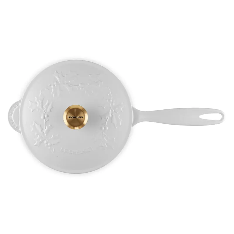 Le Creuset Stielkasserolle „Holly Cotton“ Ø21 cm / 2 l