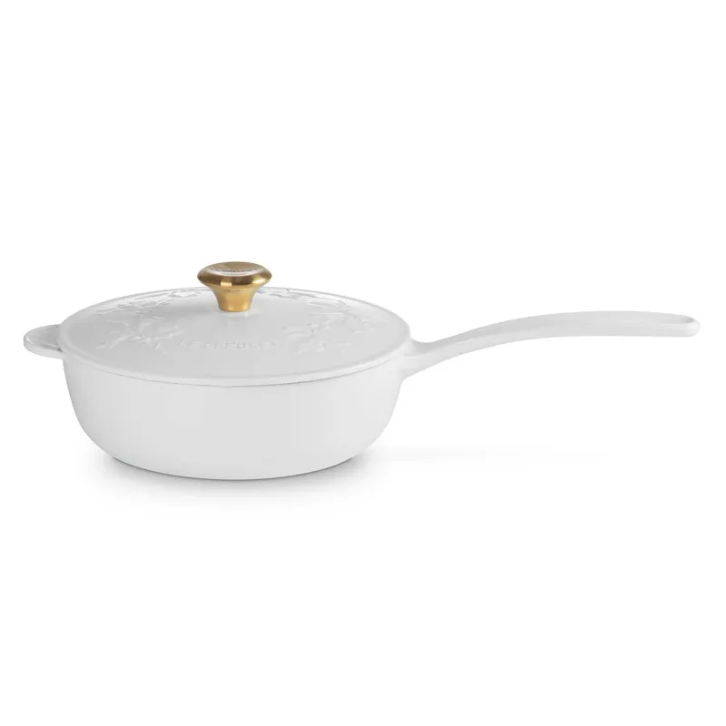 Le Creuset Stielkasserolle „Holly Cotton“ Ø21 cm / 2 l