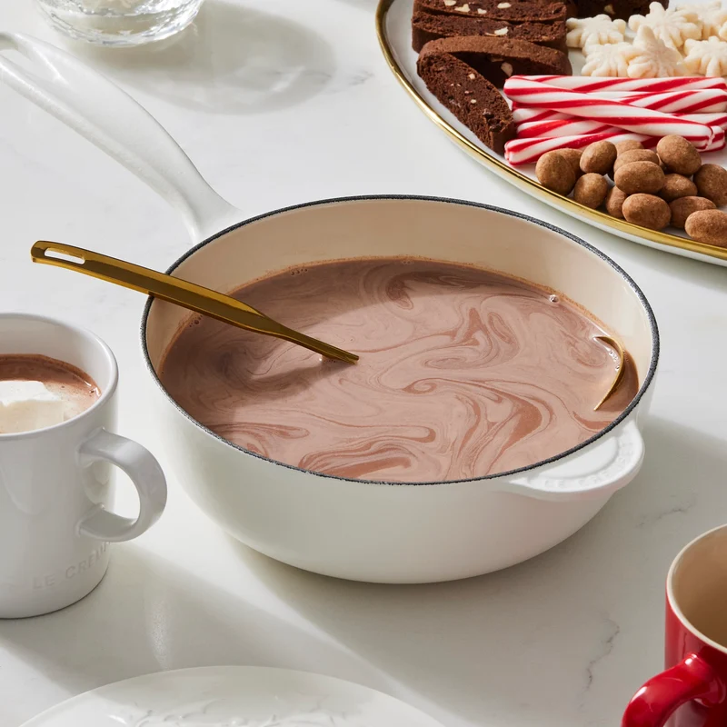 Le Creuset Stielkasserolle „Holly Cotton“ Ø21 cm / 2 l
