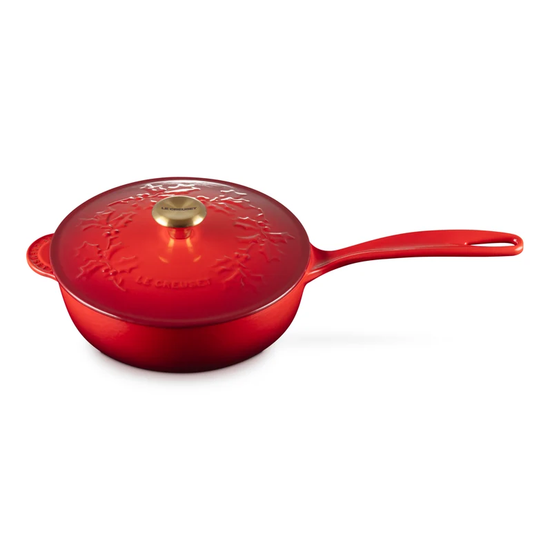 Le Creuset Steelpan 'Holly Cherry Red' Ø21cm / 2L