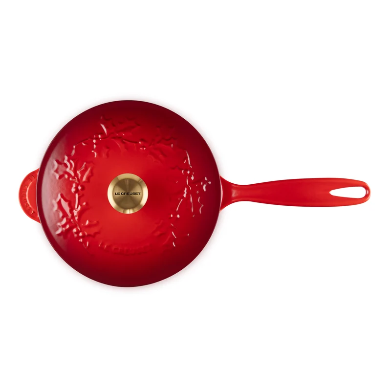 Le Creuset Steelpan 'Holly Cherry Red' Ø21cm / 2L