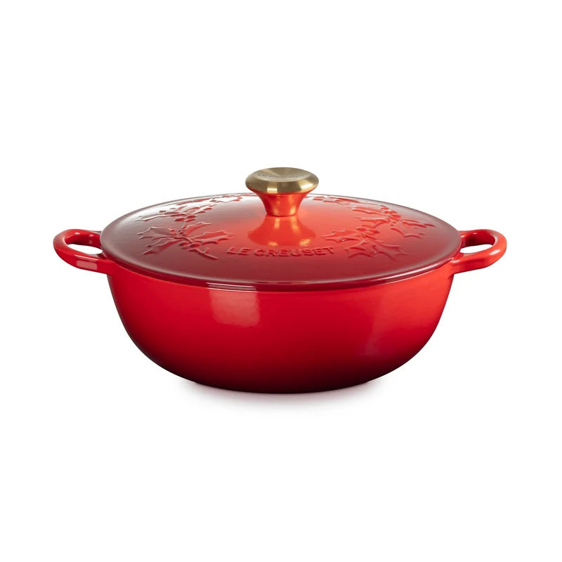 Le Creuset Marmite Schmortopf „Holly Cherry Red“ Ø 26 cm / 4,1 l