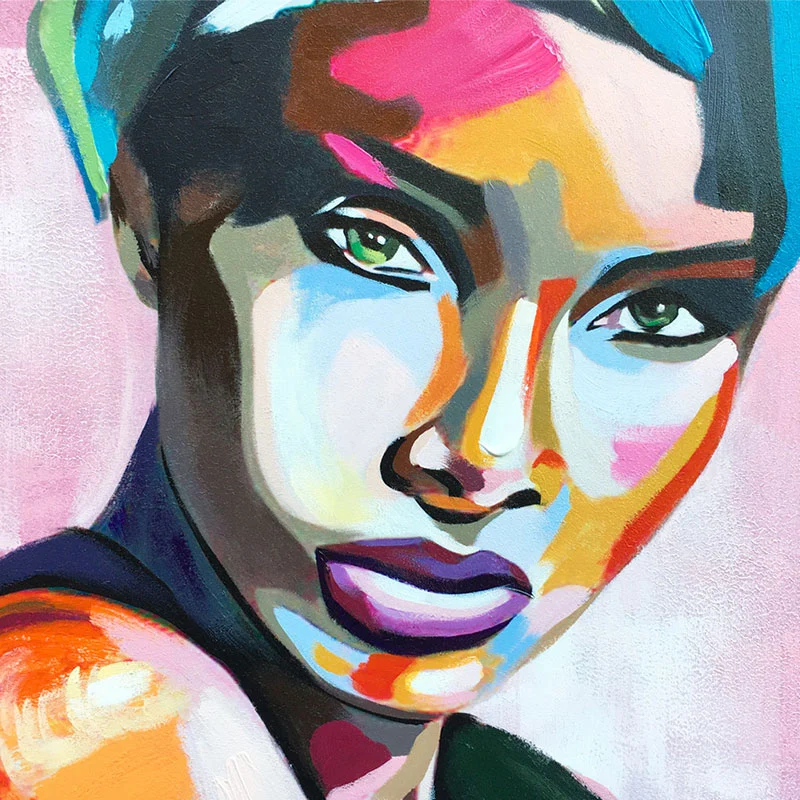 Agave Quadro United Colors Dipinto a Mano 80x120 cm