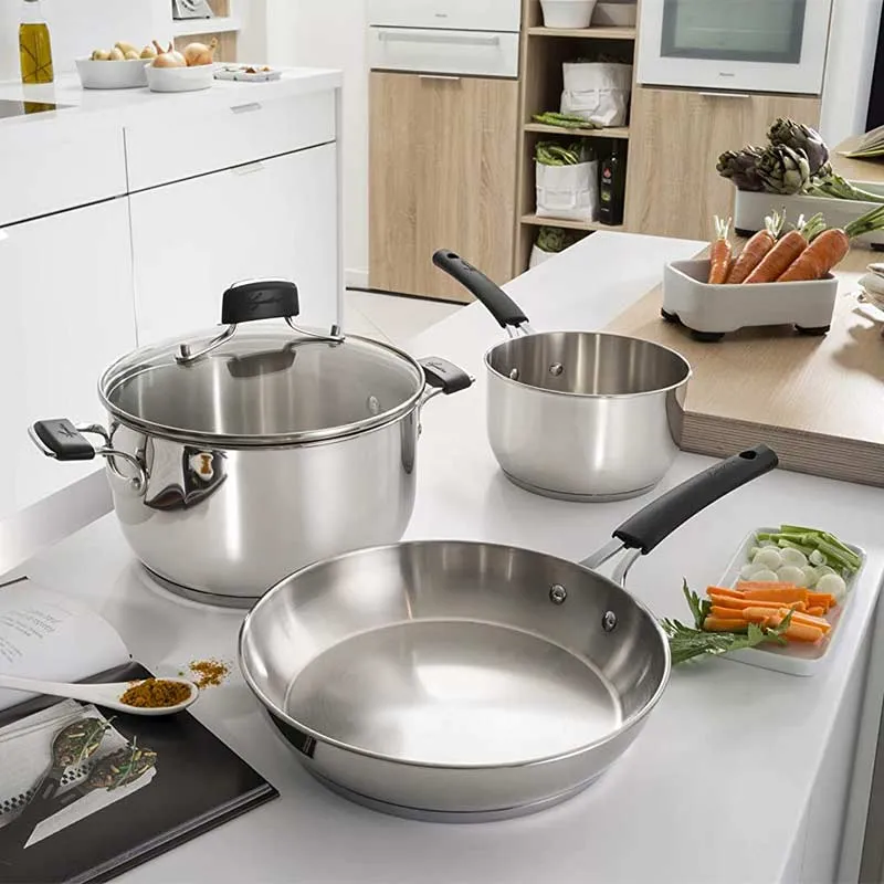 Lagostina Tempra Padella Acciaio Inox 24 cm
