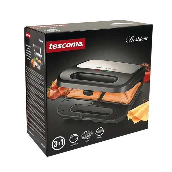 Tescoma Piastra Tostiera 3in1 President