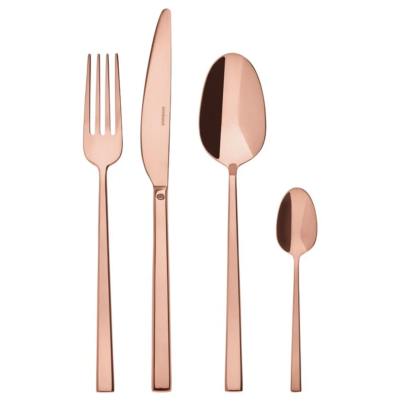 Sambonet Servizio Posate 24 pz Rock Vintage Copper