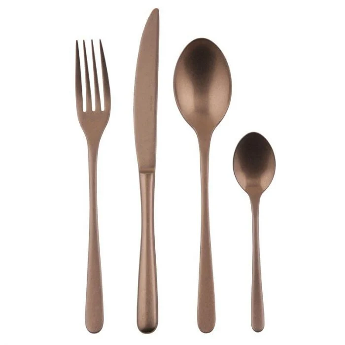 Sambonet Servizio Posate 24 pz Taste PVD Rame Vintage Copper