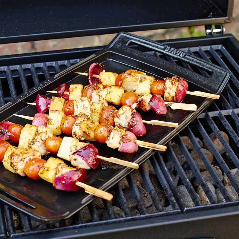 Staub Grill Piastra Liscia in Ghisa Nero 47 cm