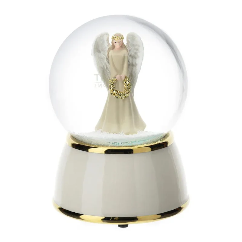 Hervit Creations Sfera Acqua Carillon Angelo in Porcellana
