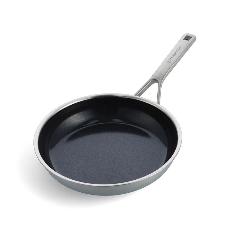 KitchenAid Bratpfanne Tri-Ply Edelstahl mit Keramik-Antihaftbeschichtung