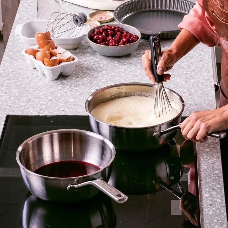 KitchenAid Konische Sauteuse Tri-Ply Edelstahl