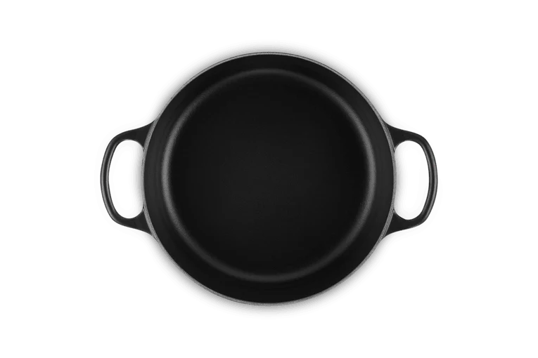 Le Creuset Flache Bratpfanne Signature „Matt Schwarz“ ø24cm / 3,1l