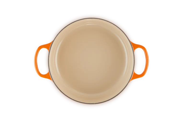 Le Creuset Flache Kasserolle Signature „Orangerot“ ø24cm / 3,1l