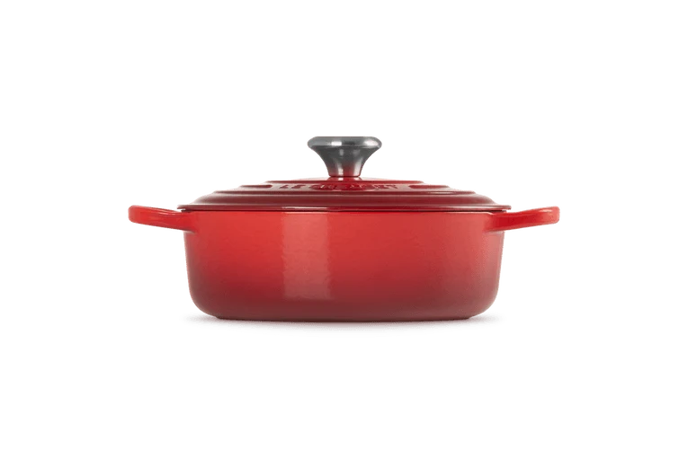 Le Creuset Flache Kasserolle Signature „Kirschrot“ Ø 24 cm / 3,1 l