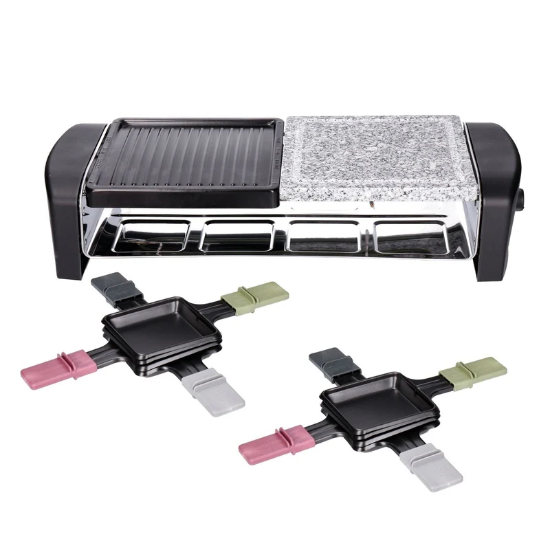 Severin Raclette Grill mit Naturgrillstein RG 9645