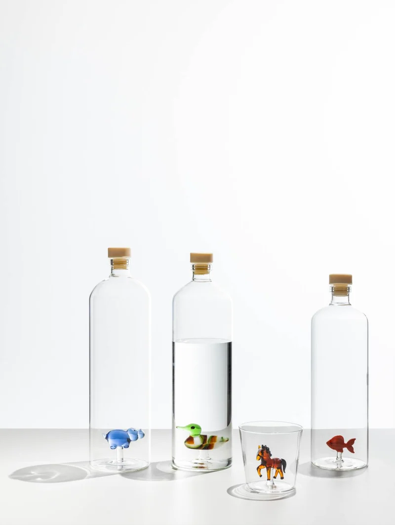 Ichendorf Milano Animal Farm Brocca Cavallo 170cl in Vetro Borosilicato