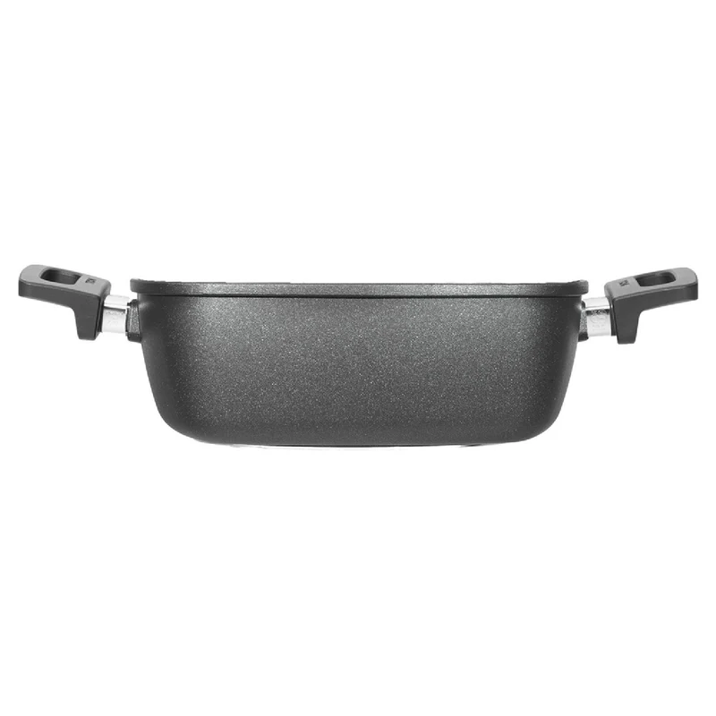 Woll, Nowo Titanium, Gussbräter, viereckig, SG 24 x 24 cm, 10 cm hoch, 4 Liter