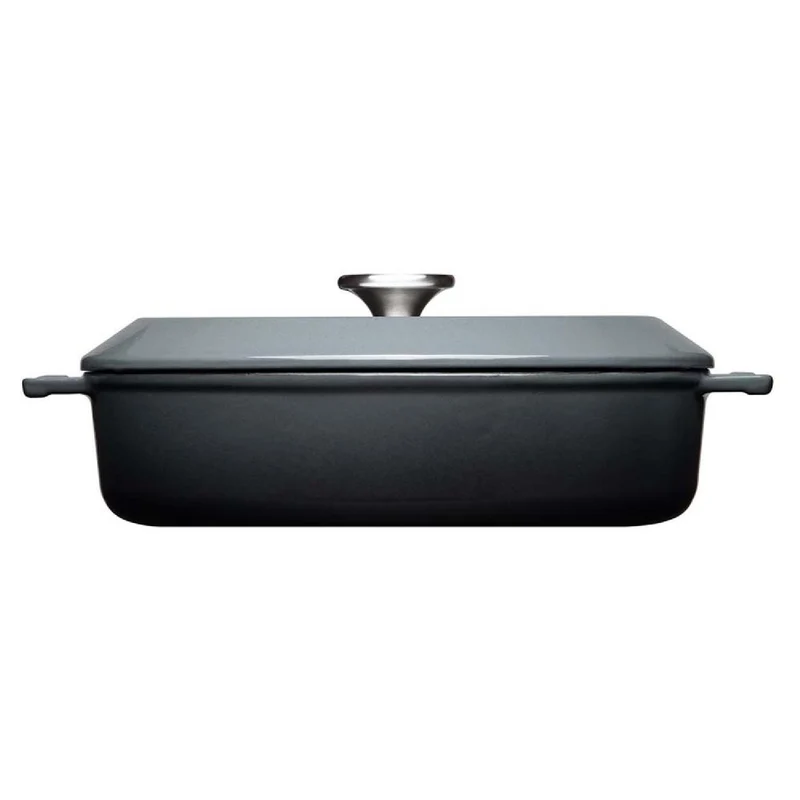 Woll, Iron, Kasserole mit Deckel, Carbon Grey Ø 28 cm, 7 cm hoch, 3,7 Liter