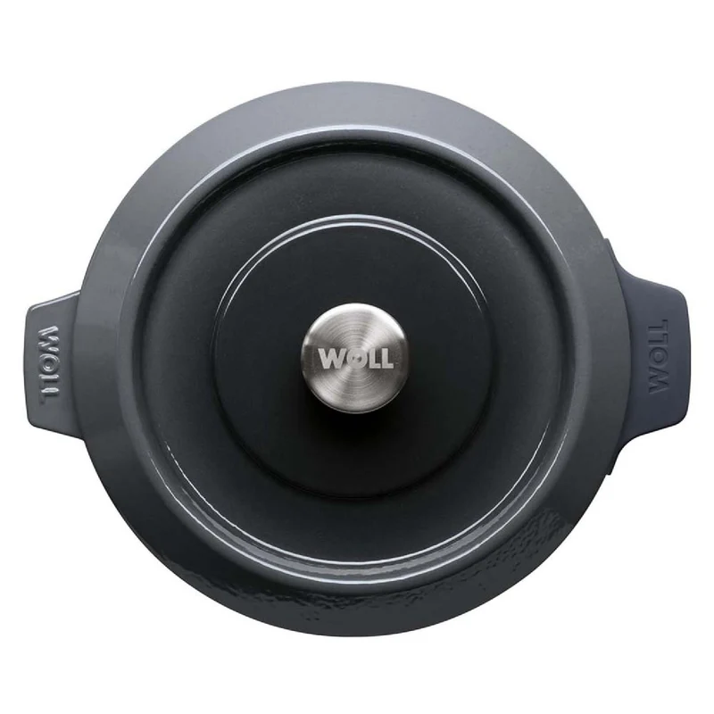 Woll, Iron, Kasserole mit Deckel, Carbon Grey Ø 28 cm, 7 cm hoch, 3,7 Liter