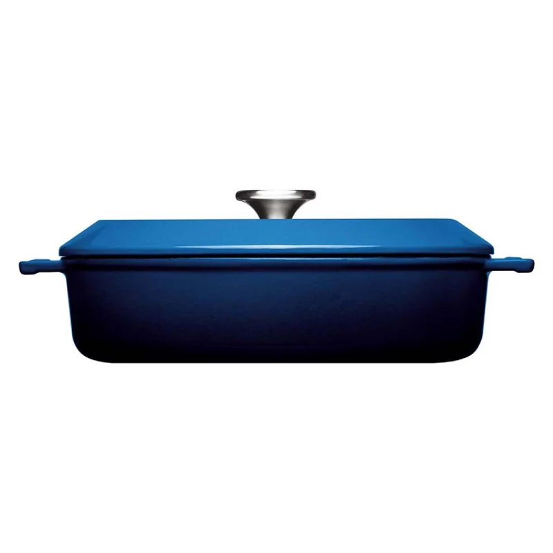 Woll, Iron, Kasserole mit Deckel, Cobalt Blue Ø 28 cm, 7 cm hoch, 3,7 Liter