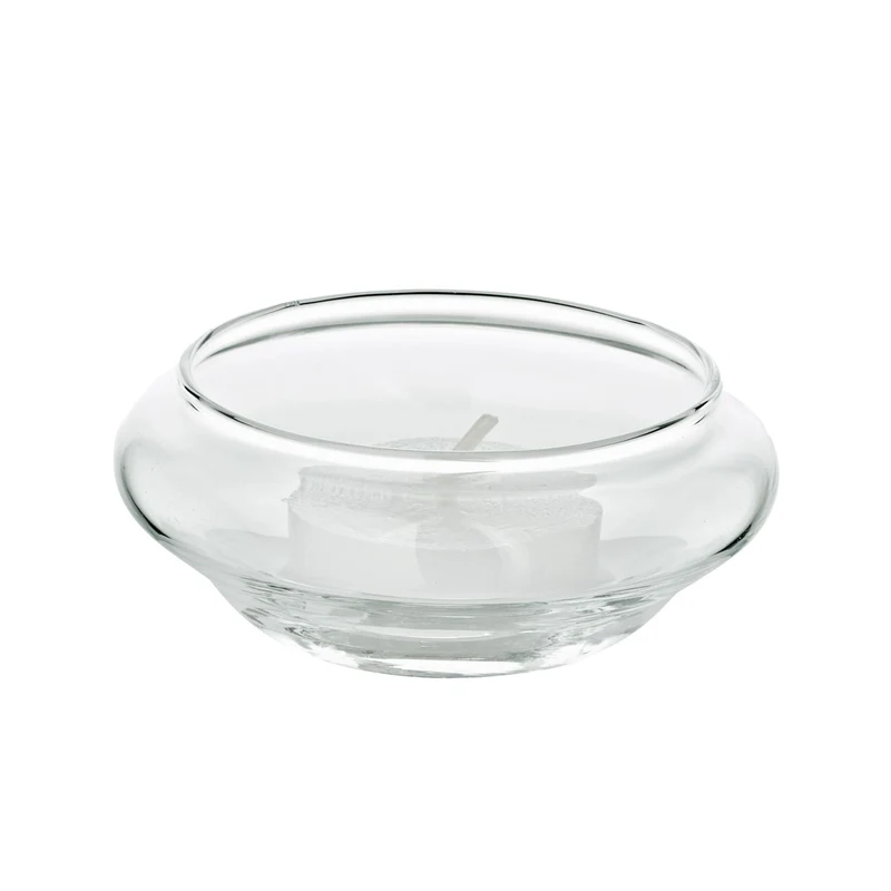 EDZARD Schwimm-Teelichthalter Iris 4er Satz H 4 cm