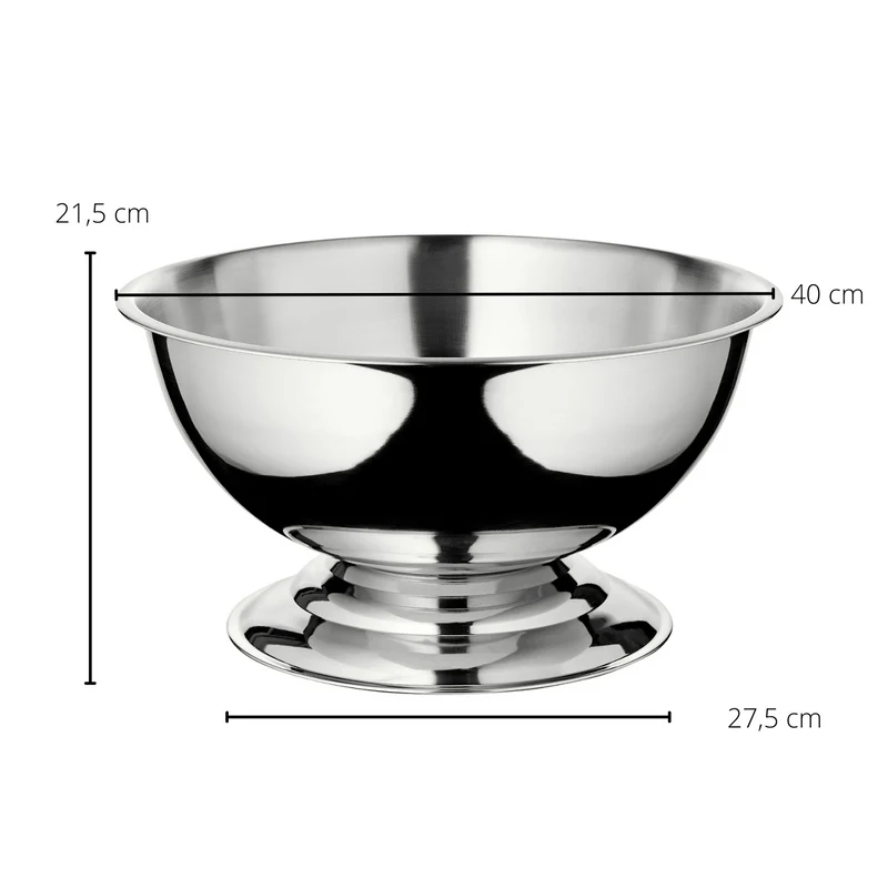 EDZARD 2er Set Champagner Schale Cara Ø 40 cm