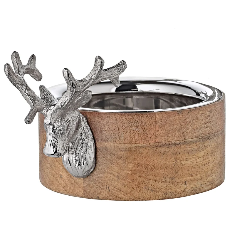 EDZARD Mangoholz Schale Vinedeer L 18 cm