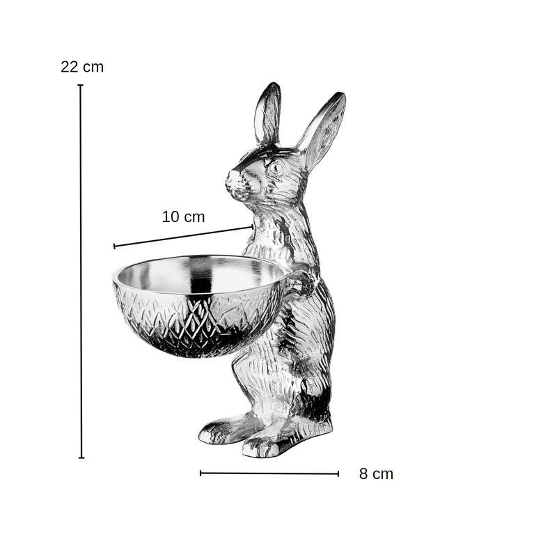 EDZARD Hase mit Schale Bert H 22 cm
