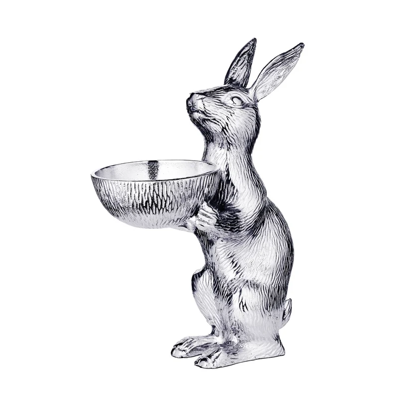 EDZARD Hase mit Schale Bert H 31 cm