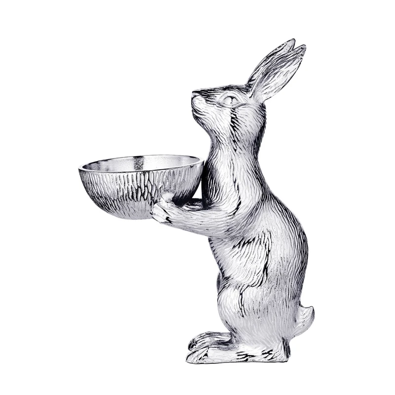 EDZARD Hase mit Schale Bert H 31 cm