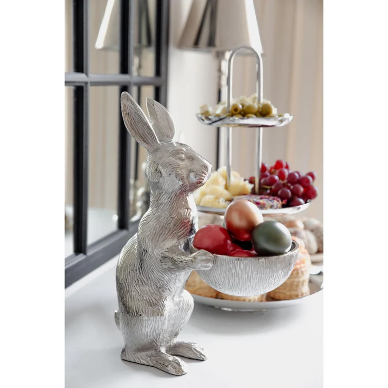 EDZARD Hase mit Schale Bert H 31 cm