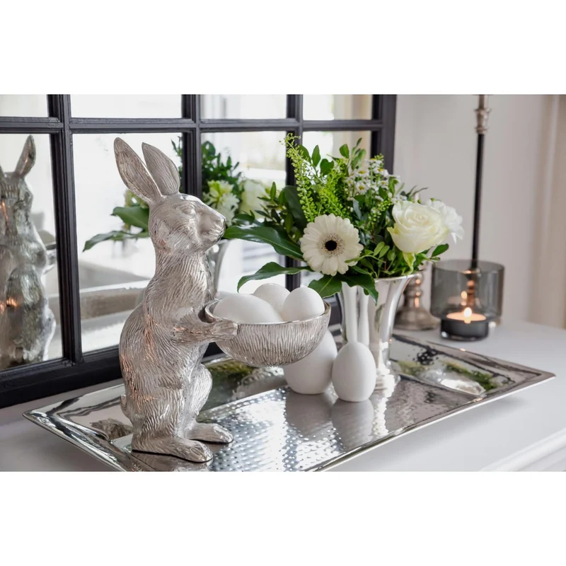 EDZARD Hase mit Schale Bert H 31 cm