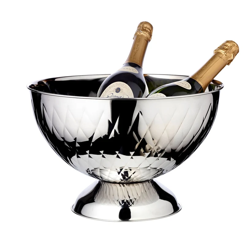 EDZARD Champagner Schale Ponza ribbed Ø 32 cm