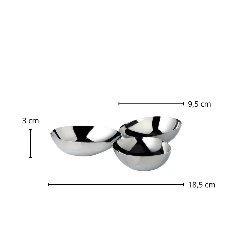 EDZARD Trippleschale Luma Ø 18,5 cm