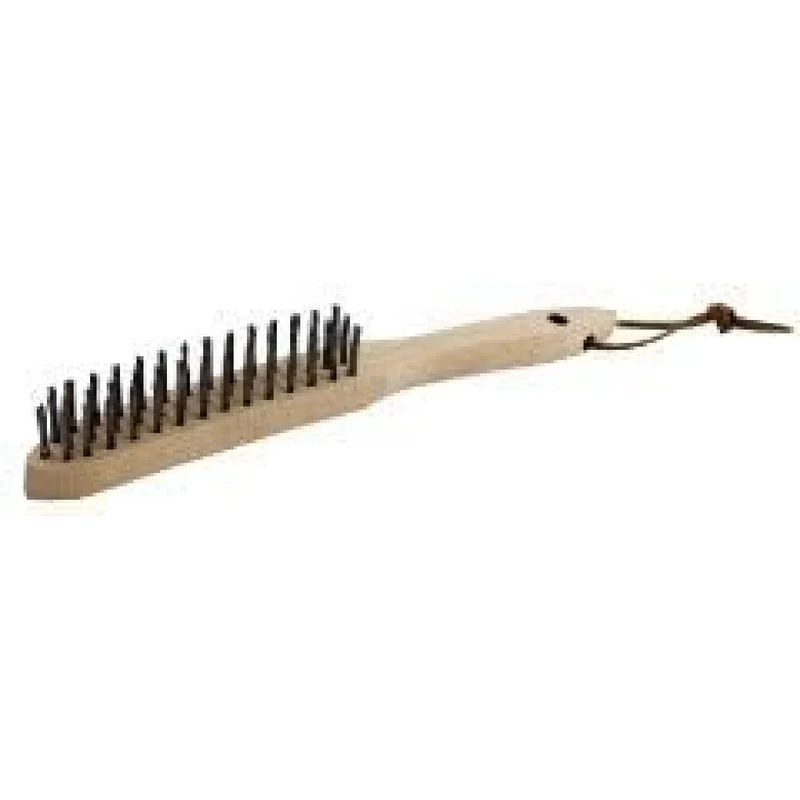 Redecker Drahtbürste 3 Reihen unbehandeltes Buchenholz 28cm