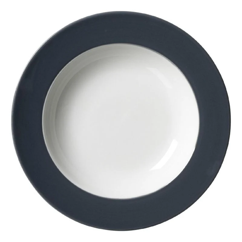 Suppenteller Doppio schwarz