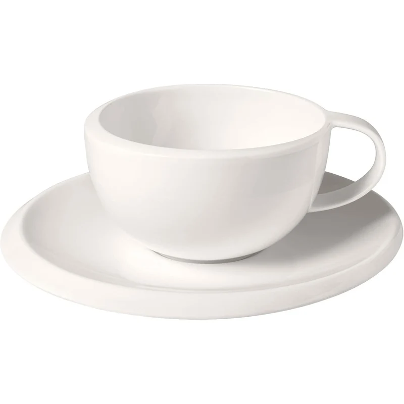 Villeroy & Boch 1042641290 NewMoon Kaffeetasse mit Untertasse 2tlg.