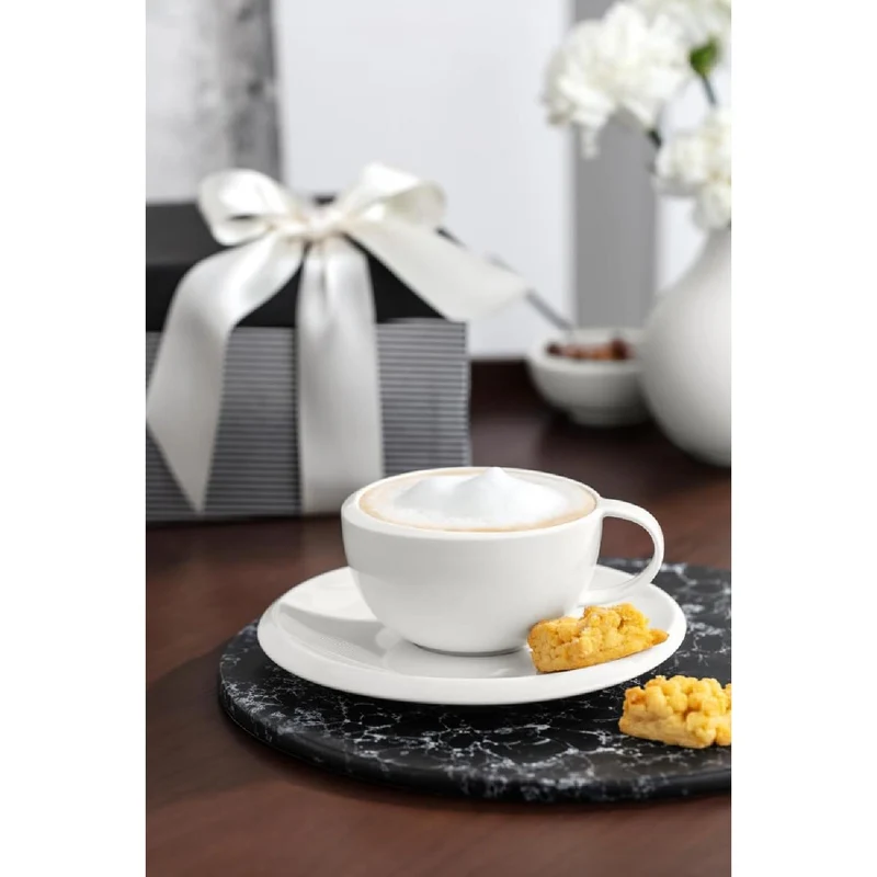 Villeroy & Boch 1042641290 NewMoon Kaffeetasse mit Untertasse 2tlg.