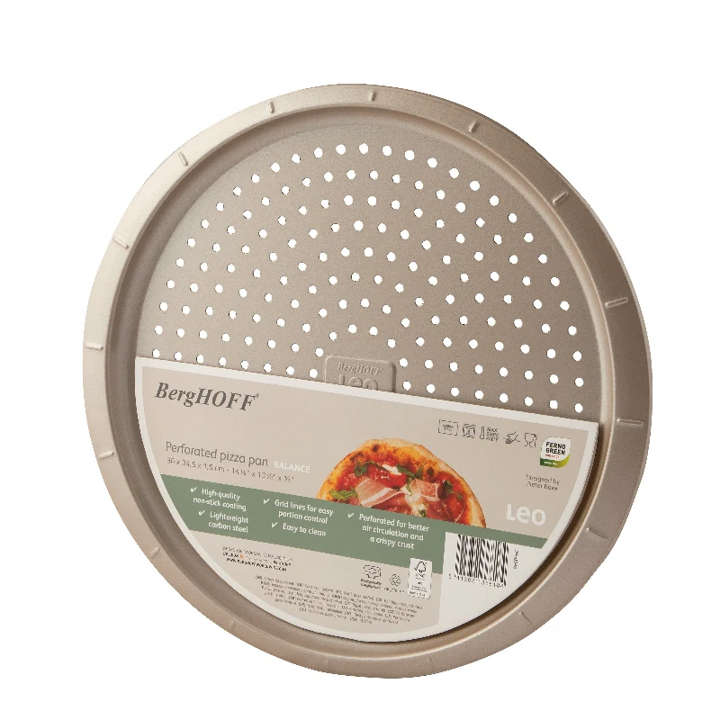 BergHOFF Teglia per Pizza Forata D32 cm in Carbon Steel