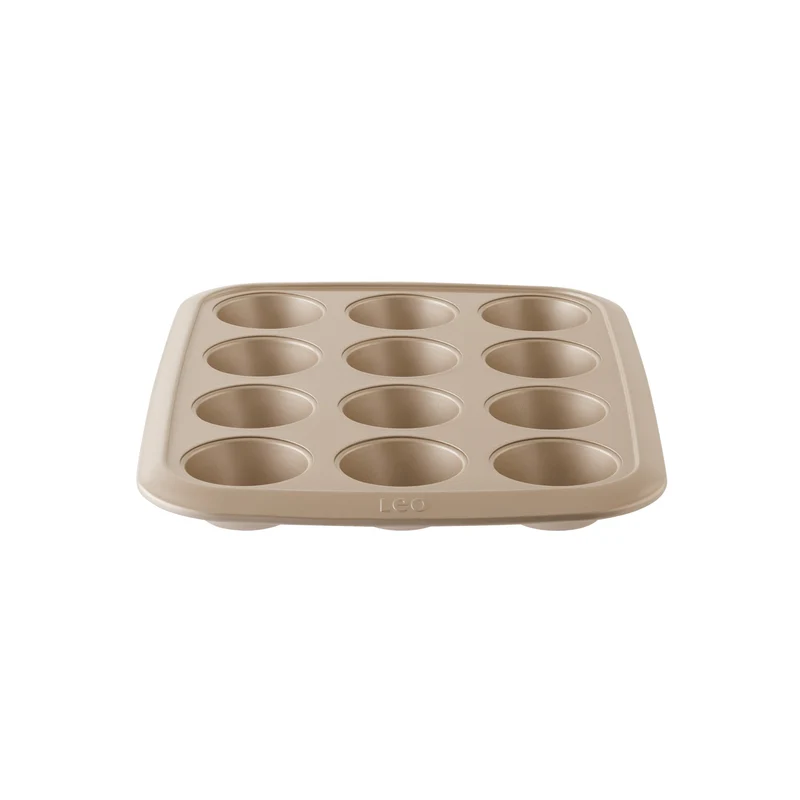 BergHOFF Teglia 12 Dolcetti Leo Balance 6,5x2,5 cm in Carbon Steel