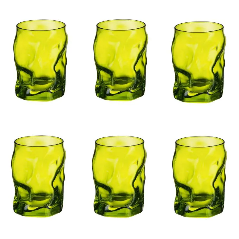 Bormioli Rocco Set 6 bicchieri Acqua Sorgente 30 cl Verde