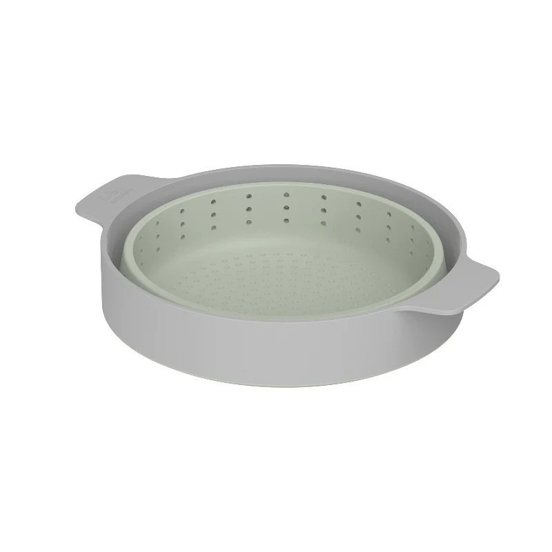 BergHOFF Colapasta e Cestello a Vapore Leo Balance 24 cm Sage