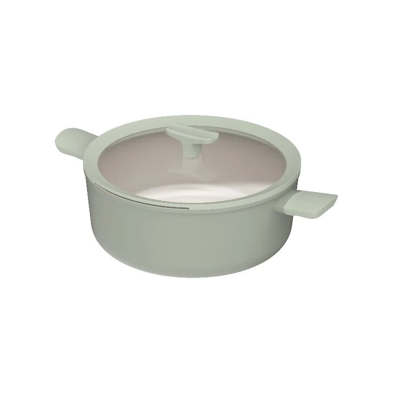BergHOFF Pentola Antiaderente con Coperchio Leo Balance 28 cm Sage
