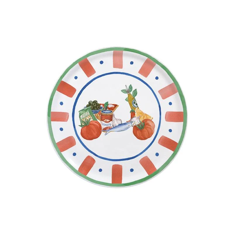 Le Gioie Piatto Pizza Handmade D33 cm in Porcellana