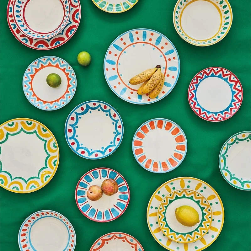 Tognana Servizio Tavola 18 Pezzi Madison Vietri in Porcellana Multicolor