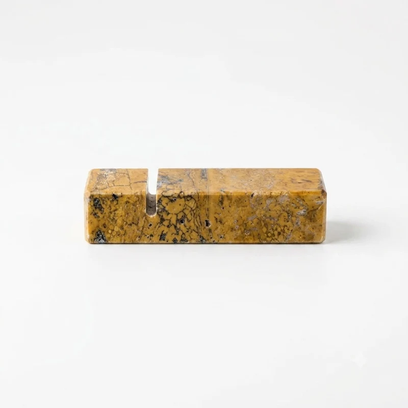Le Gioie Poggia Posate in Marmo Travertino Giallo Persia 8,5 cm