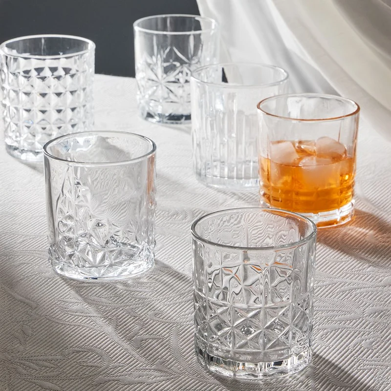 Tognana set 6 Bicchieri Tumbler Ottoman Trasparente 335 ml